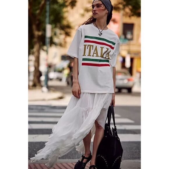 Free People White Midi Skirt - Picture 8 of 9